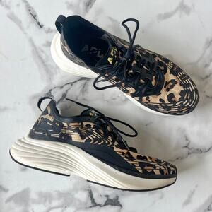 APL Streamline Cheetah Print Running Sneakers Size 8.5